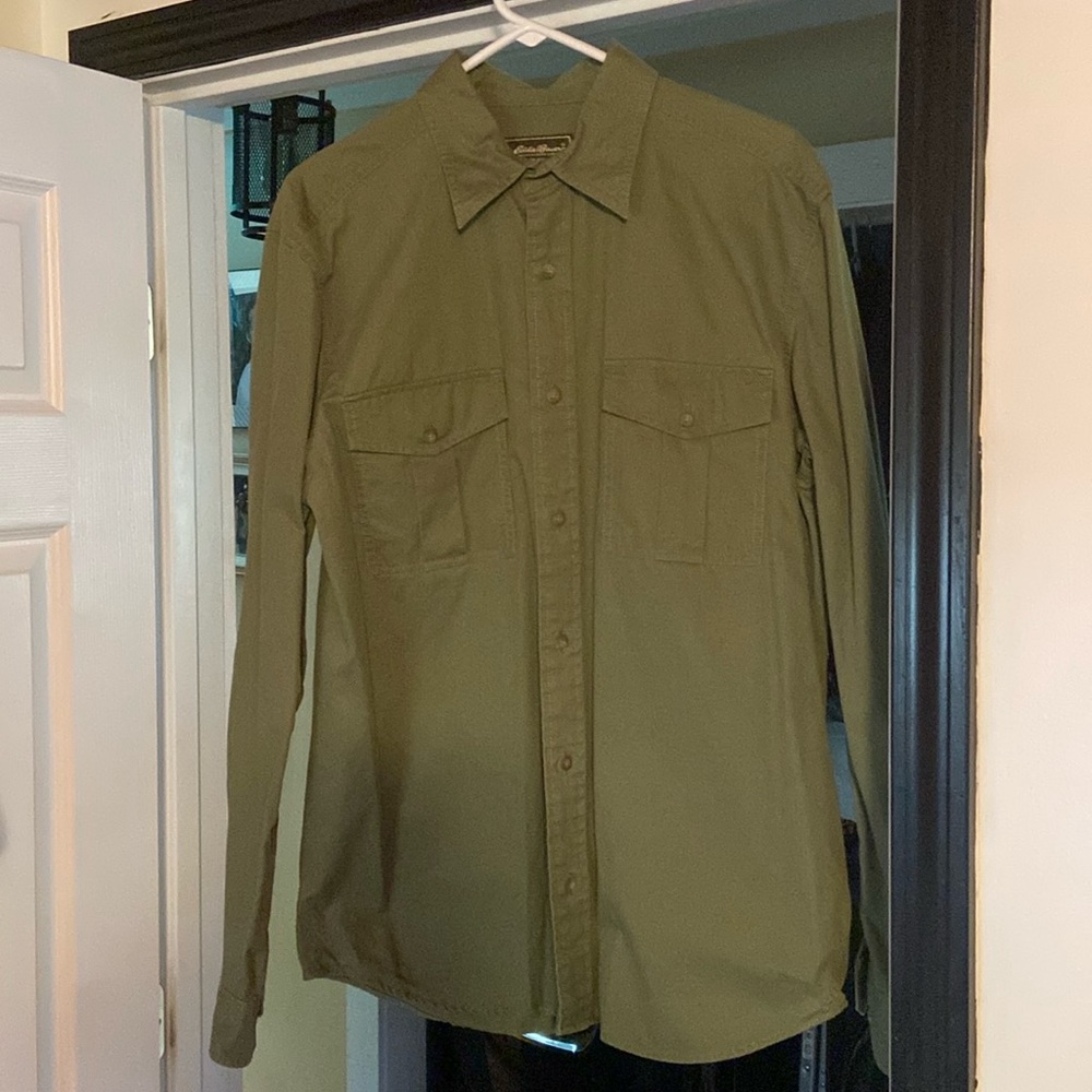 Eddie Bauer Corduroy Button Up - M